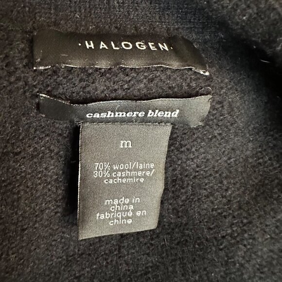 Halogen Cashmere Wool Long Cardigan - Picture 6 of 6